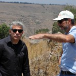יו"ר מפלגת 'יש עתיד', ח"כ יאיר לפיד, בסיור בגולן